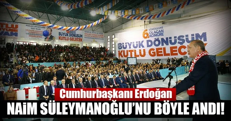 Cumhurbaşkanı Erdoğan, Naim Süleymanoğlu'nu bu sözlerle andı!