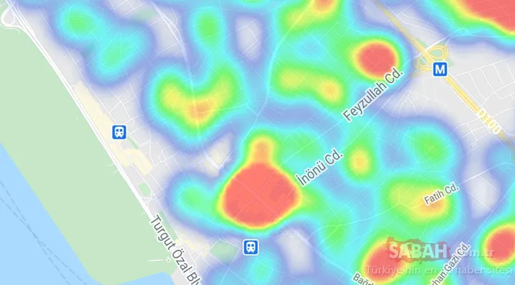İşte İstanbul'un koronavirüs risk haritası! İlçe ilçe vaka dağılımı belli oldu