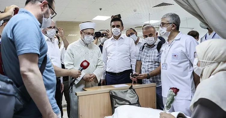 Kutsal topraklarda rahatsızlanan Türk hacı adayları, Türk hekimlerince tedavi ediliyor
