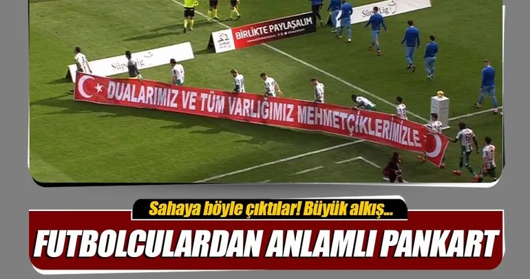 Atiker Konyasporlu futbolculardan askerlerimize destek