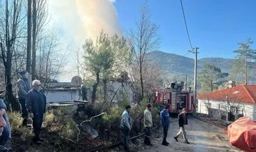 Muğla'da acı olay! Yaşlı çift sobadan çıkan yangında hayatını kaybetti #mugla