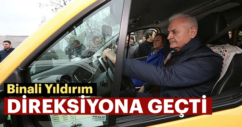 Binali Yıldırım, minibüs durağını ziyaret etti