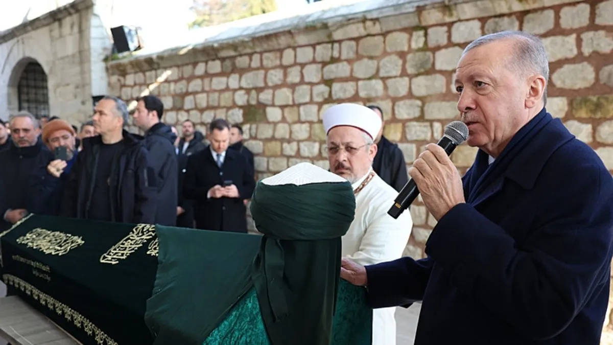 Başkan Erdoğan, Kasım Yağcıoğlu'nun cenaze törenine katıldı