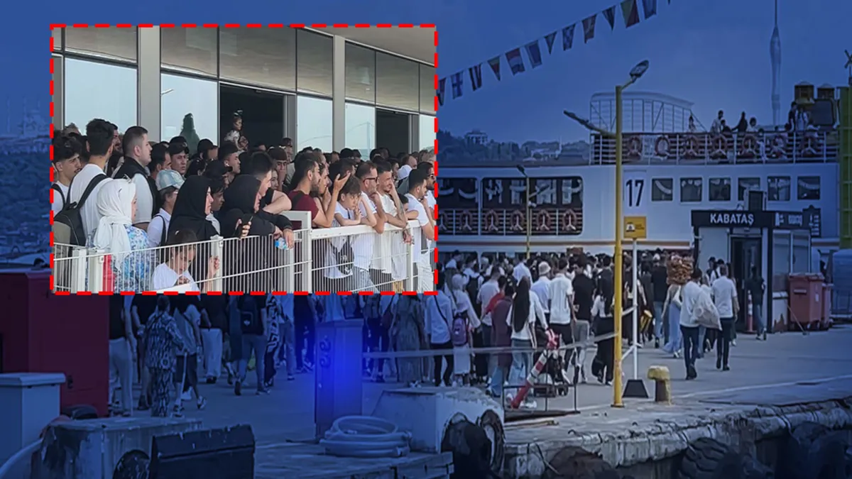 Kurban Bayramı'nın ikinci gününde Adalar iskelesinde yoğunluk yaşandı