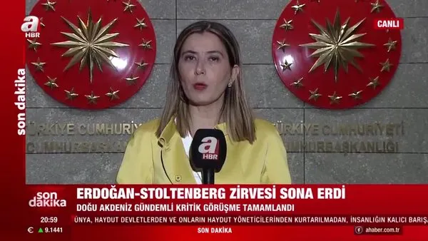 Son dakika! Başkan Erdoğan, Stoltenberg ile görüştü | Video