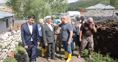 Ağrı Valisi Koç, selden etkilenen Akyumak köyünü ziyaret etti #agri