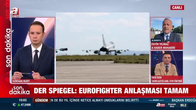 Alman basını duyurdu! Türkiye’ye Eurofighter satışına onay verildi | Video