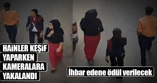 PKK’lı hainler kameraya takıldı