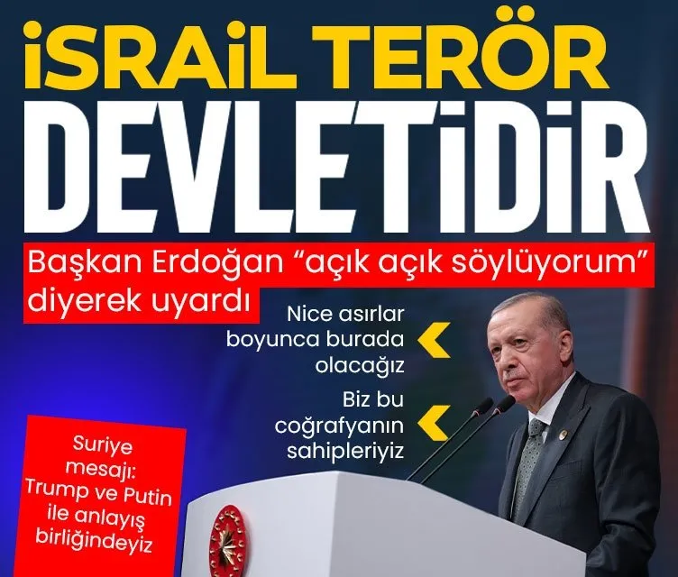 Başkan Erdoğan’dan Filistinlilere soykırıma tepki: İsrail terör devletidir!