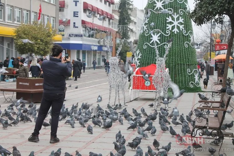 Yunan ve Bulgar turistler Noel alışverişi için Edirne’ye akın etti!