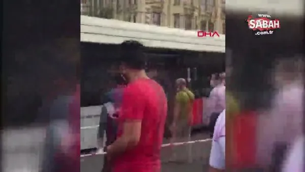 Son dakika haberi: İstanbul'da tramvay ile otobüs çarpıştı | Video