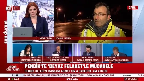 Pendik Belediye Başkanı Ahmet Cin canlı yayında analiz etti! “İBB tuz yerine kar verdi” iddiası | Video