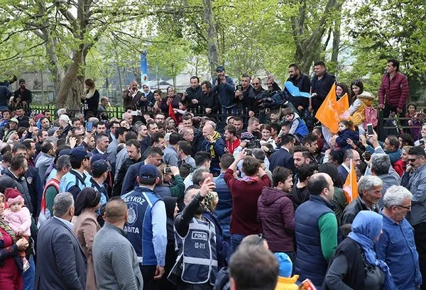 Cumhurbaşkanı Erdoğan’ın İstanbul programından ilginç kareler