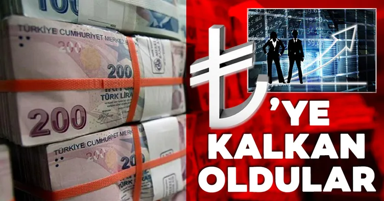 TL’ye kalkan oldular