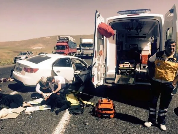 Erzurum'da trafik kazası