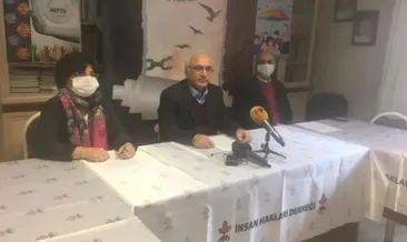 Sözde İnsan Hakları Derneği! Terör propagandası gibi açıklama...