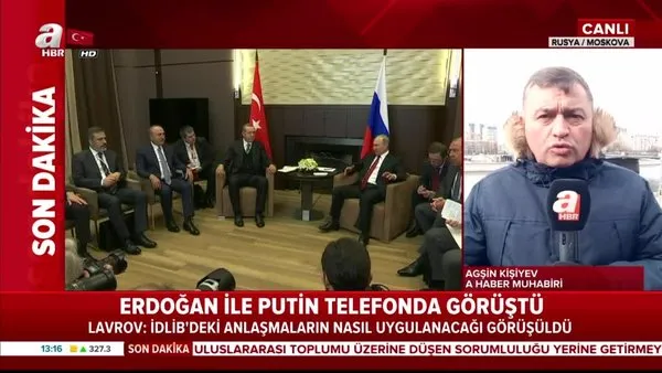 Cumhurbaşkanı Erdoğan, Rusya Devlet Başkanı Putin'le telefonla görüştü | Video