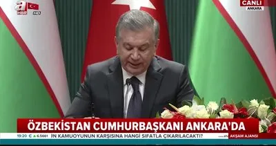 Özbekistan Cumhurbaşkanı Şevket Mirziyoyev: Tüm olanaklarımızı seferber etmeye hazırız
