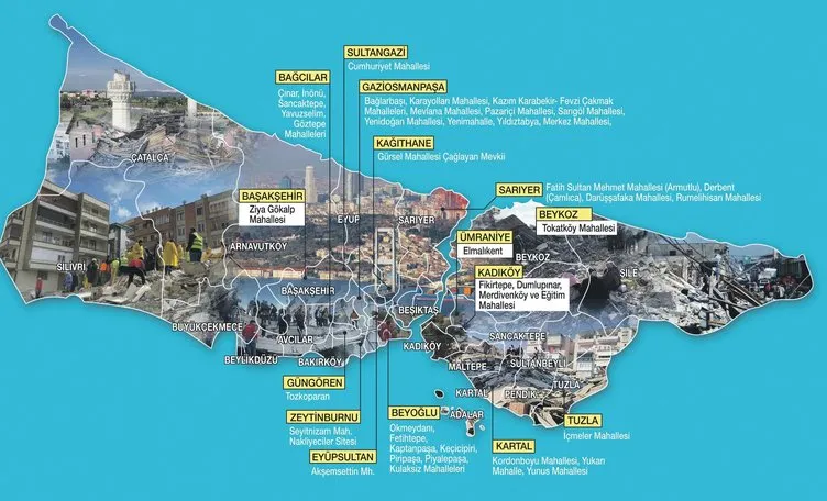 İşte muhalefetin İstanbul'u depreme mahkum ettiğini o harita!  Her yerde bozulmaya dava açmışlar