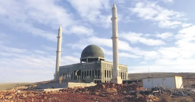 Mardin’de yarım kalan cami inşaatına hayırsever eli uzandı