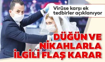 Son dakika haberi: İçişleri Bakanlığı’ndan düğünlere ilişkin yeni karar! 81 ilde düğünlere kısıtlama getirildi