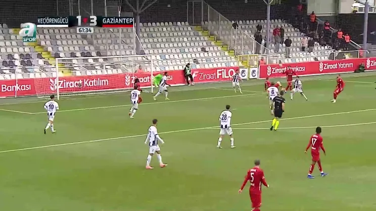 Emre Gökdemir İnşaat Ankara Keçiörengücü 1-5 Gaziantep FK (MAÇ SONUCU-ÖZET)