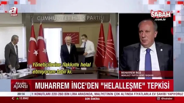 Muharrem İnce'den Kemal Kılıçdaroğlu'na 'helalleşme' tepkisi: Önce hesaplaşalım | Video
