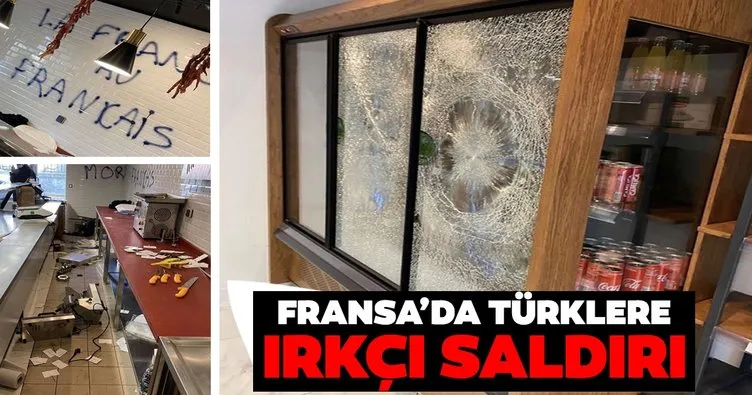 Fransa’da Türk dükkanına ırkçı saldırı