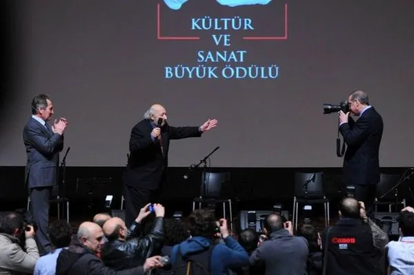 Erdoğan Ara Güler'in fotoğrafını çekti