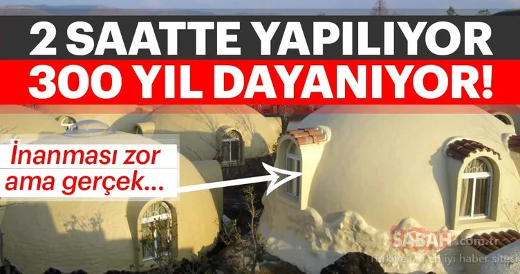 2 saatte yapılıyor, 300 yıl dayanıyor!