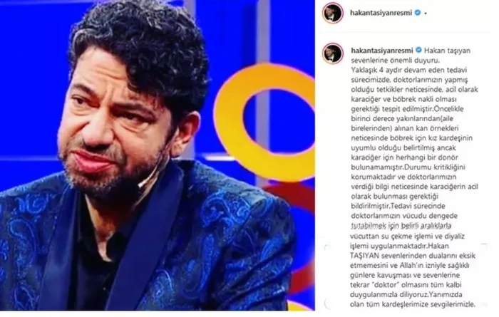 Hakan Taşıyan’ın sağlık durumu hakkında flaş gelişme! Hakan Taşıyan’ın sağlık durumu nasıl oldu?