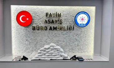 Kokain presleme makinesiyle suçüstü