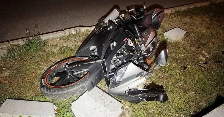 Motosikletiyle kaza yapan genç hayatını kaybetti