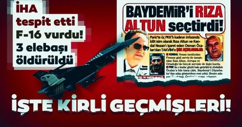 İşte Kuzey Irak'ta öldürülen teröristlerin kirli geçmişleri!