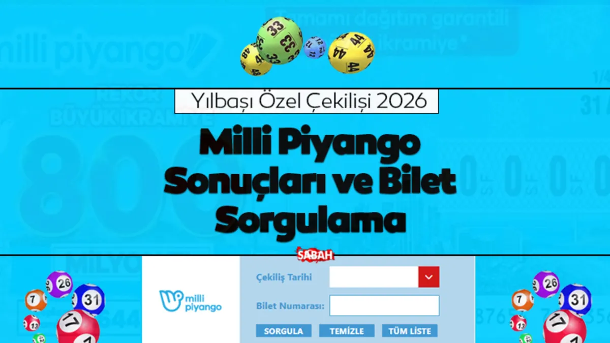Milli Piyango sonuçları açıklandı! 2026 MP bilet sorgulama ekranıyla büyük ikramiye, amorti ve teselli ikramiyesi kazanan numaralar