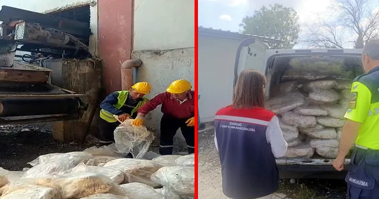 Tekirdağ’da dehşete düşüren sevkiyat: Çuvallara doldurulmuş tonlarca sakatat imha edildi!