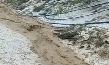 Malatya’da sağanak yağış ve dolu etkili oldu: Caddeler su altında kaldı