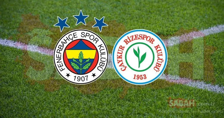 Fenerbahçe Rizespor maçı hangi kanalda? Süper Lig Fenerbahçe Çaykur Rizespor maçı ne zaman, saat kaçta?