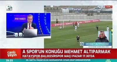 Mehmet Altıparmak: En büyük hedefimiz şampiyon olarak Süper Lig’e çıkmak
