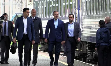 Bakan Fidan Kiev yolunda: Polonya’dan trenle hareket etti