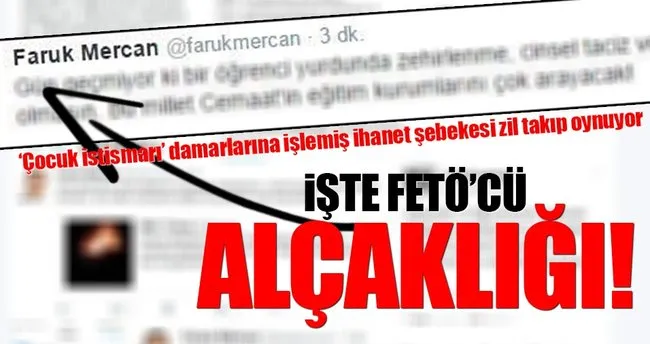 Fetullahçı Faruk Mercan’ın Adana alçaklığı!