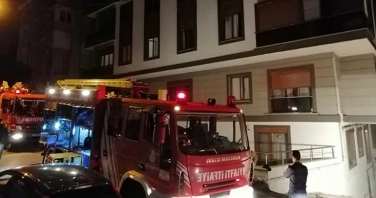 İstanbul’da kapalı otoparkta araç yangını