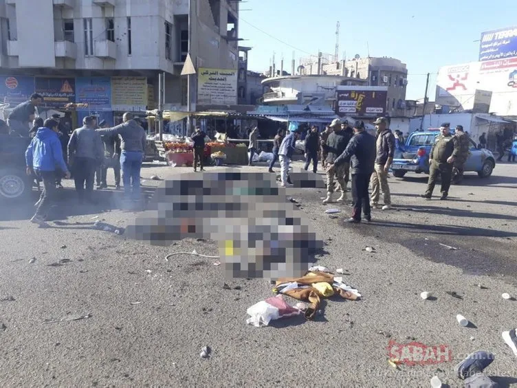 SON DAKİKA | Bağdat'ta intihar saldırısı: İşte patlama anı! Çok sayıda ölü var...