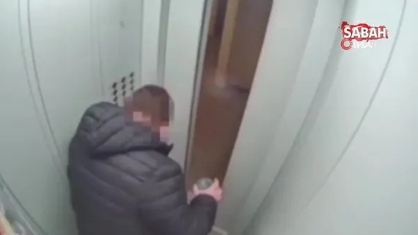 Rusya'da asansörde çakmakla antifrizi test eden adam alevler içinde kaldı | Video