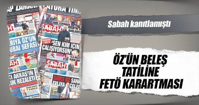 Beleş tatile FETÖ karartması