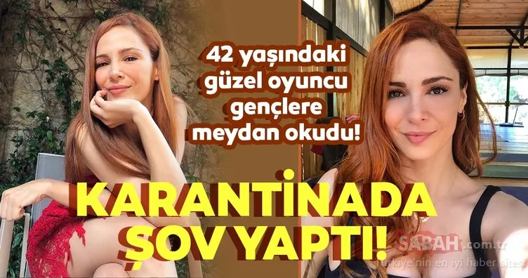 42 yaşındaki güzel oyuncu Mine Tugay amuda kalktı! Zalim İstanbul’un Şeniz’i Mine Tugay ağızları açık bıraktı!
