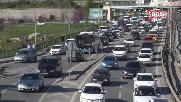 Son dakika! İstanbul’da kısıtlama öncesi trafik yoğunluğu rekor seviyeye ulaştı | Video