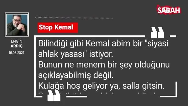 Engin Ardıç | Stop Kemal
