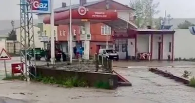 Akyaka’da sağanak yağış sele dönüştü #kars