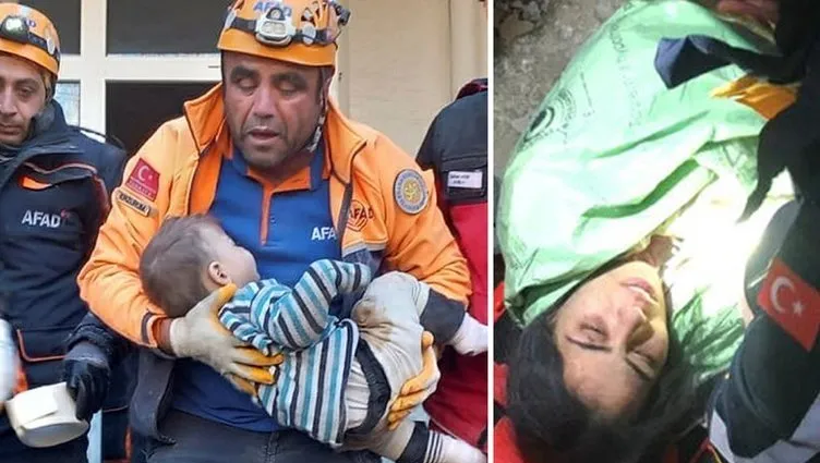 SON DAKİKA: Deprem’de 90. saat mucizesi! 10 günlük Yağız bebek ve annesi herkesi ağlattı